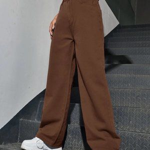 SHEIN slant pocket high waist boyfriend jeans